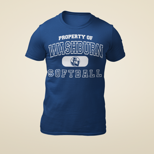 Property of Softball Adidas Tee