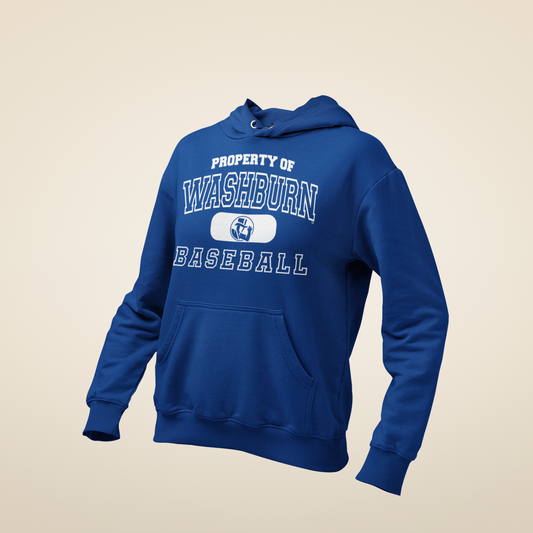 Property of Baseball Heavyweight Hoodie