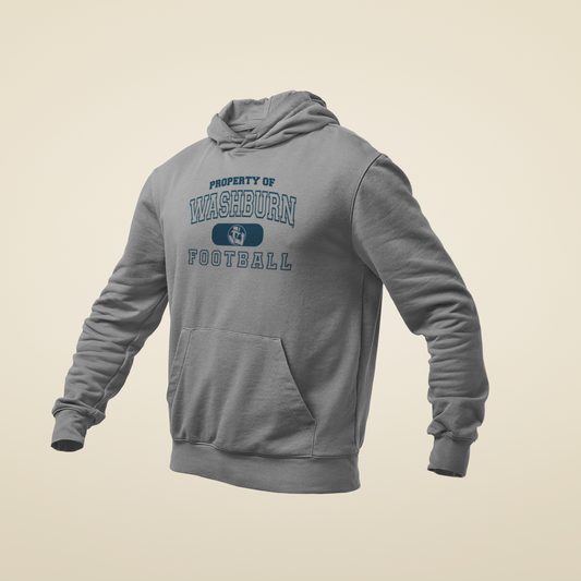 Property of Football Heavyweight Hoodie